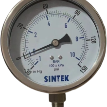 MANOMETRO TOTALMENTE INOXIDABLE 4″ INOX AMONIACO 40812416