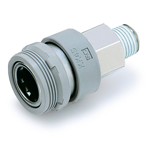 KKH*S-*M, S-acopladores, rosca macho KKH4S-02MS