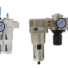 Unidades de mantenimiento filtro regulador lubricador purga manual y automática.