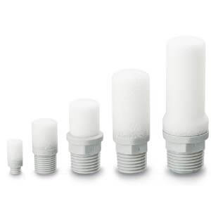 AN10 a 30-C, silenciador, tipo resina compacta, conexión instantánea AN15-C08