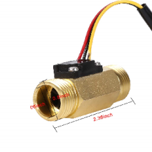 INTERRUPTOR DE FLUJO BRONCE EFECTO HALL YF-BR201