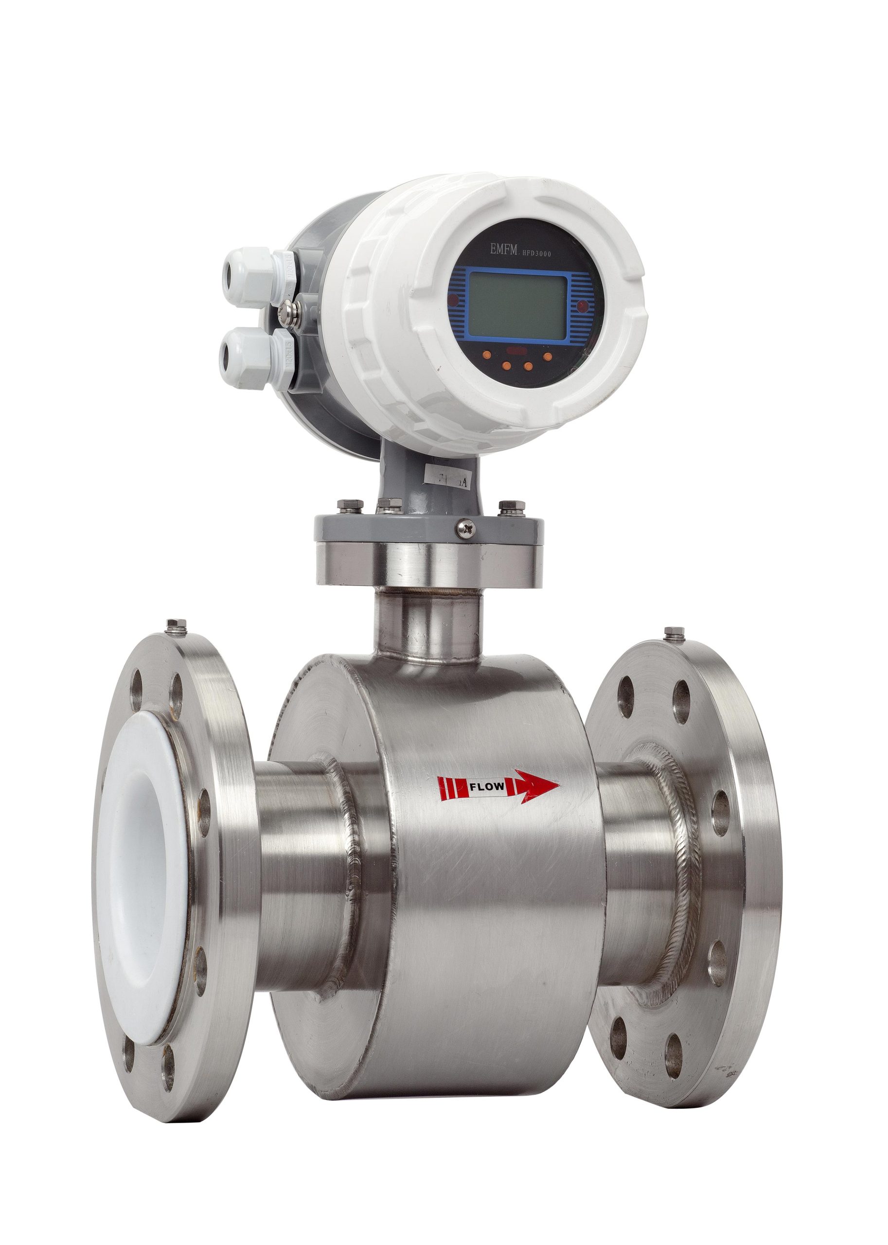 FLUJOMETRO ELECTROMAGNETICO ACERO INOXIDABLE 8″ FE-200-C-I-4-T-0-4-E-I4-A15