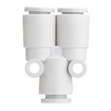 Conexión instantánea, uso general, conexión tubo a tubo, unión “Y” – KQ2U*-00 KQ2U08-00A