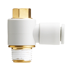 Conexión instantánea, uso general, conexión tubo-rosca macho, codo macho universal – KQ2V KQ2V06-M5A