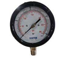 Manómetro Caja Fenólica 4-1/2″ 0-300 PSI / 0-20 Bar, Conexión Vertical Inferior 1/2″ NPT, Acero Inoxidable, Clase 0.5 – 53413916