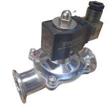 VALVULA SOLENOIDE INOXIDABLE SANITARIA SINTEK VSIC-50-316-24VDC