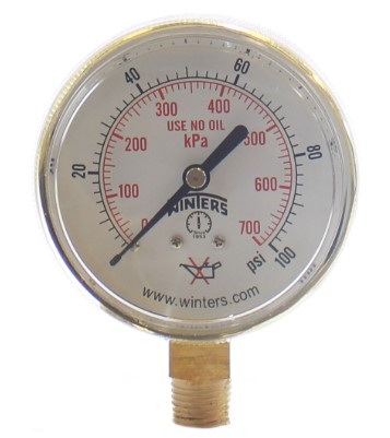 MANOMETRO OXIACETILENO WINTERS 33212712